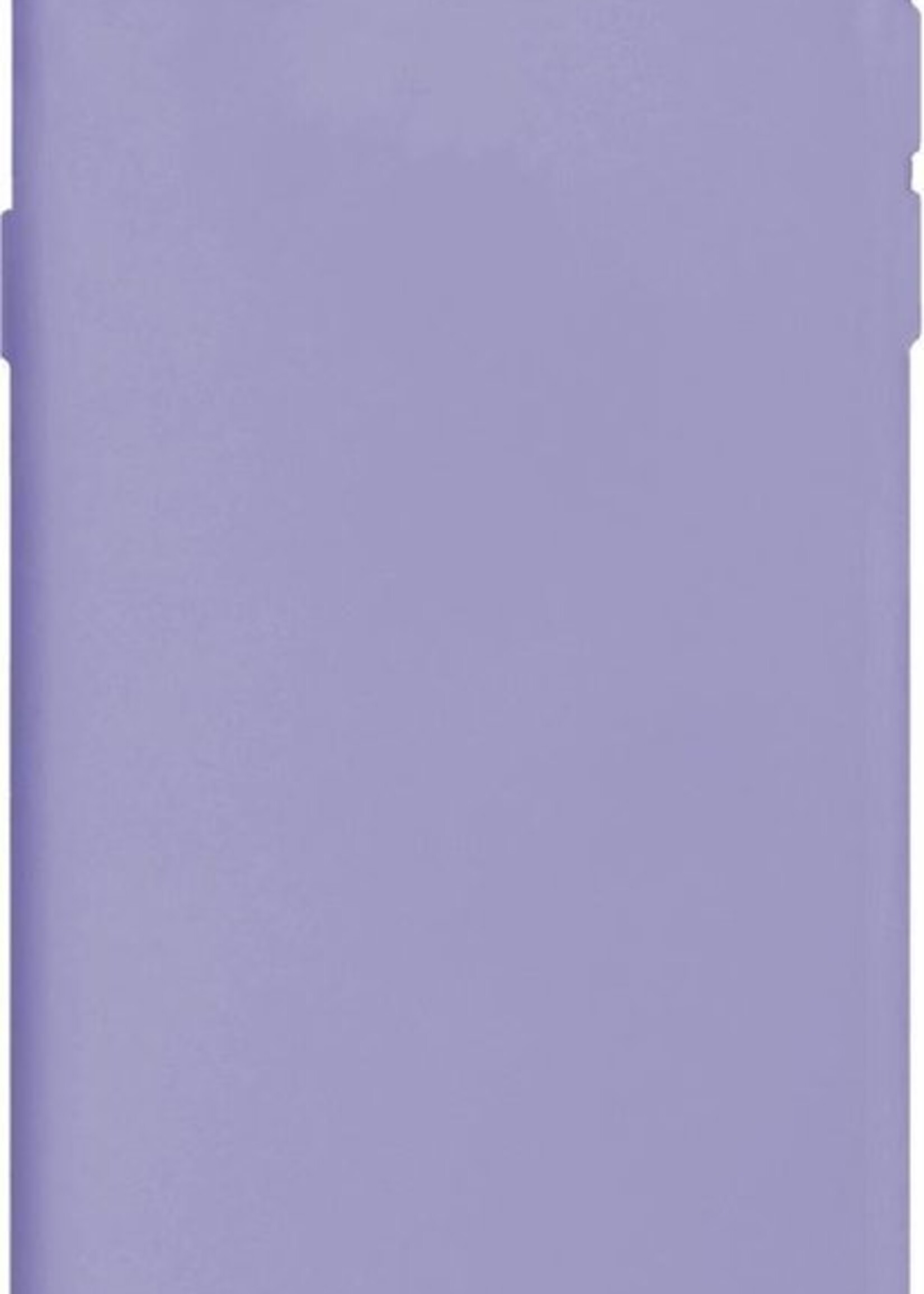 LUQ Hoesje Geschikt voor iPhone 7/8 Hoesje Siliconen Case - Hoes Geschikt voor iPhone 7/8 Hoes Siliconen - Lila - 2 Stuks