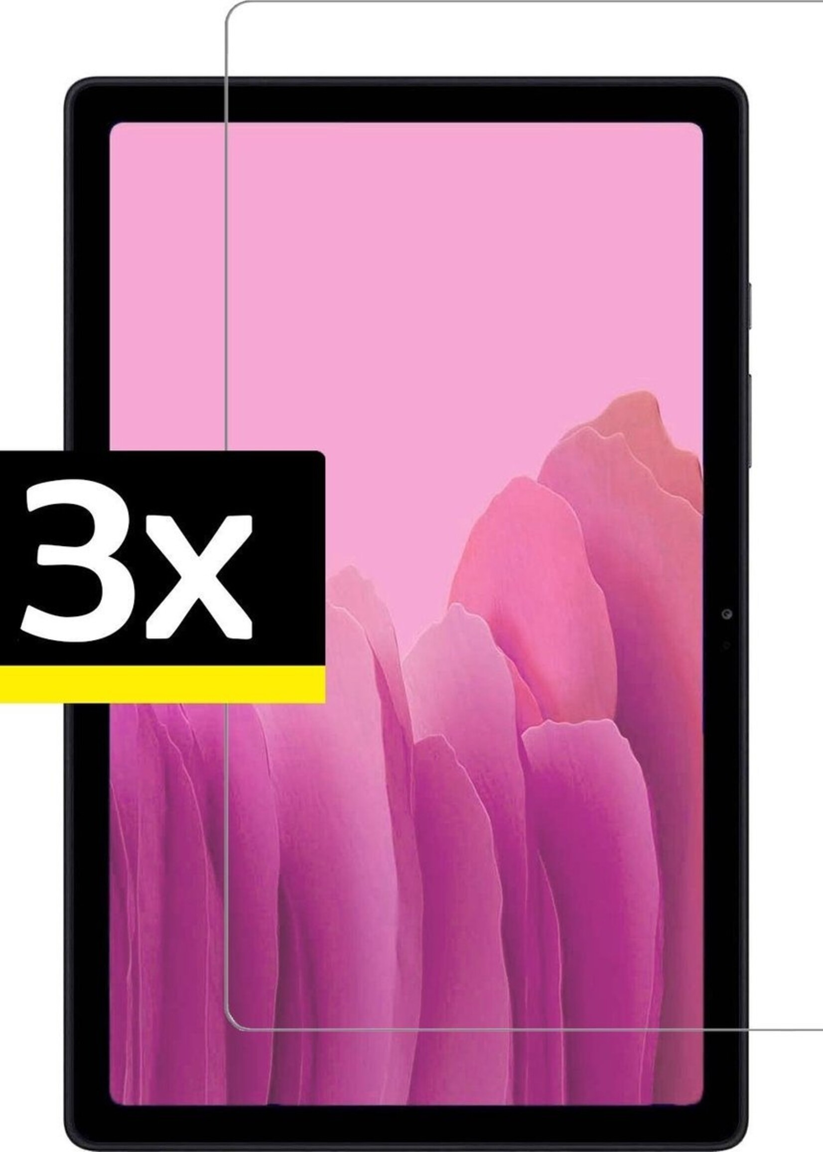 LUQ Screenprotector Geschikt voor Samsung Galaxy Tab A7 Screenprotector Bescherm Glas Tempered Glass Screen Protector - Screen Protector Geschikt voor Samsung Galaxy Tab A7 Screenprotector - 3 Stuks