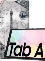 LUQ LUQ Samsung Galaxy Tab A7 (2020) Hoes - Eiffeltoren