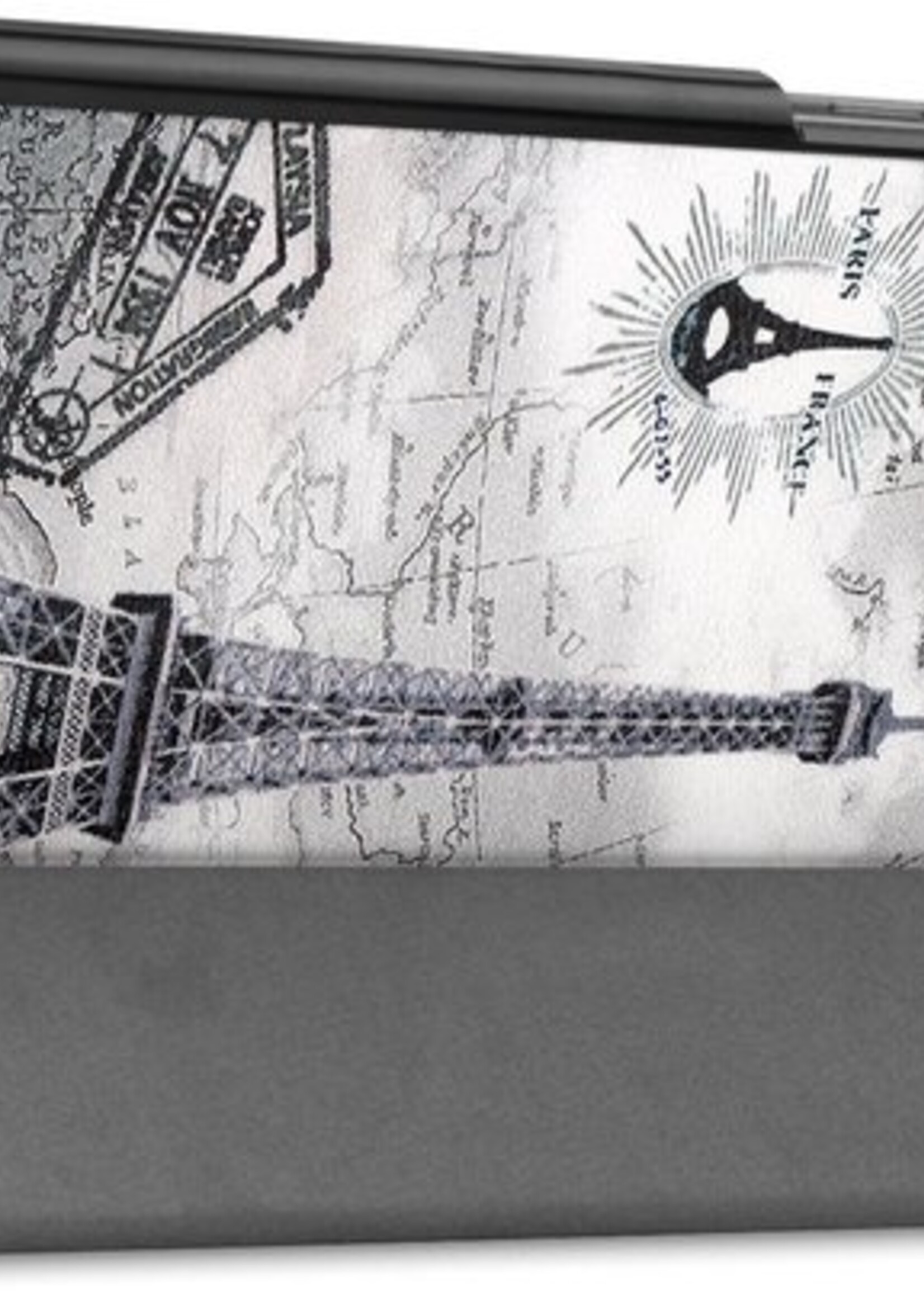 LUQ Hoes Geschikt voor Samsung Galaxy Tab A7 Hoes Luxe Hoesje Book Case - Hoesje Geschikt voor Samsung Tab A7 Hoes Cover - Eiffeltoren