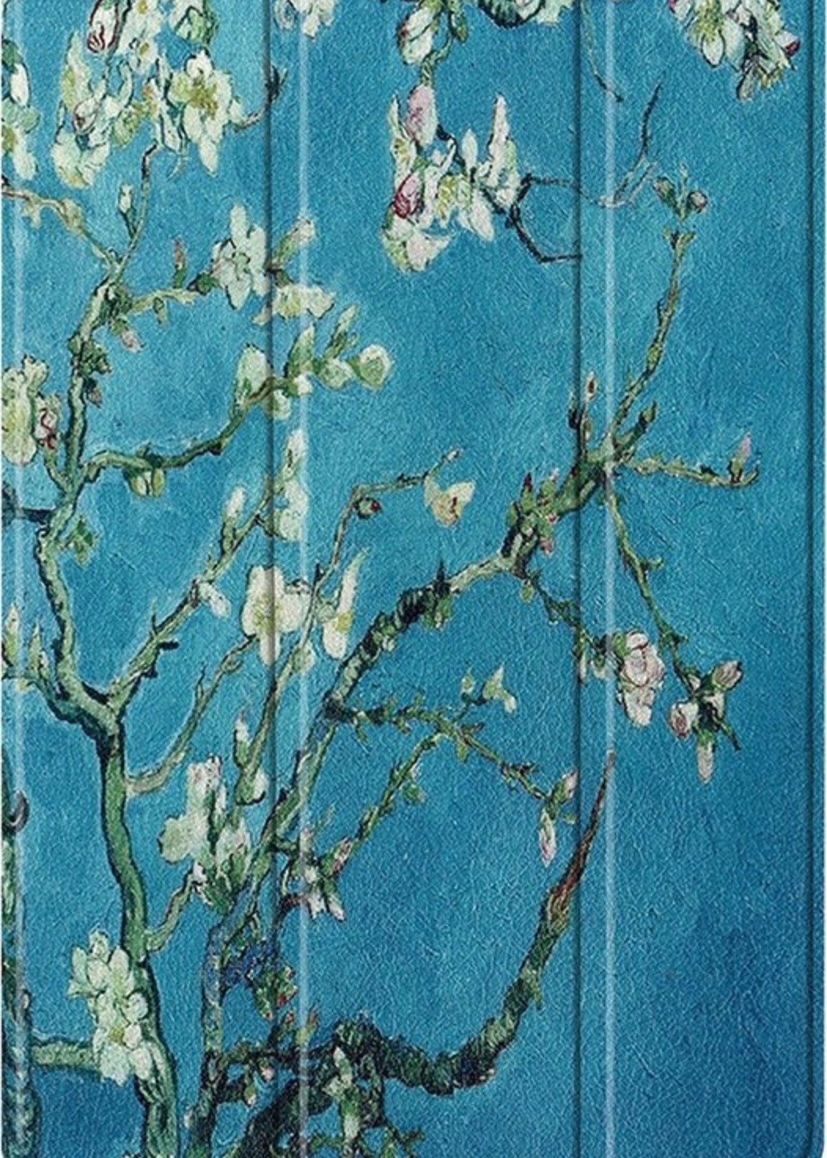 LUQ Hoes Geschikt voor Samsung Galaxy Tab A7 Hoes Luxe Hoesje Book Case - Hoesje Geschikt voor Samsung Tab A7 Hoes Cover - Bloesem