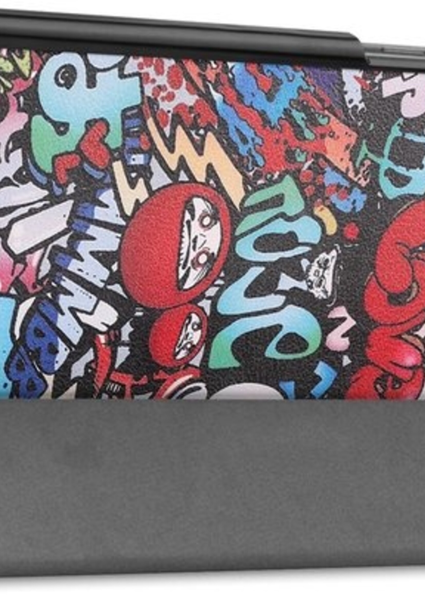 LUQ Hoes Geschikt voor Samsung Galaxy Tab A7 Hoes Luxe Hoesje Book Case - Hoesje Geschikt voor Samsung Tab A7 Hoes Cover - Graffity