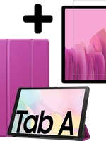 LUQ LUQ Samsung Galaxy Tab A7 (2020) Hoes met screenprotector - Paars