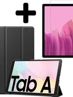 LUQ LUQ Samsung Galaxy Tab A7 (2020) Hoes met screenprotector - Zwart