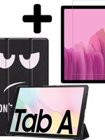 LUQ LUQ Samsung Galaxy Tab A7 (2020) Hoes met screenprotector - Don't touch me