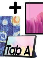 LUQ LUQ Samsung Galaxy Tab A7 (2020) Hoes met screenprotector - Sterrenhemel