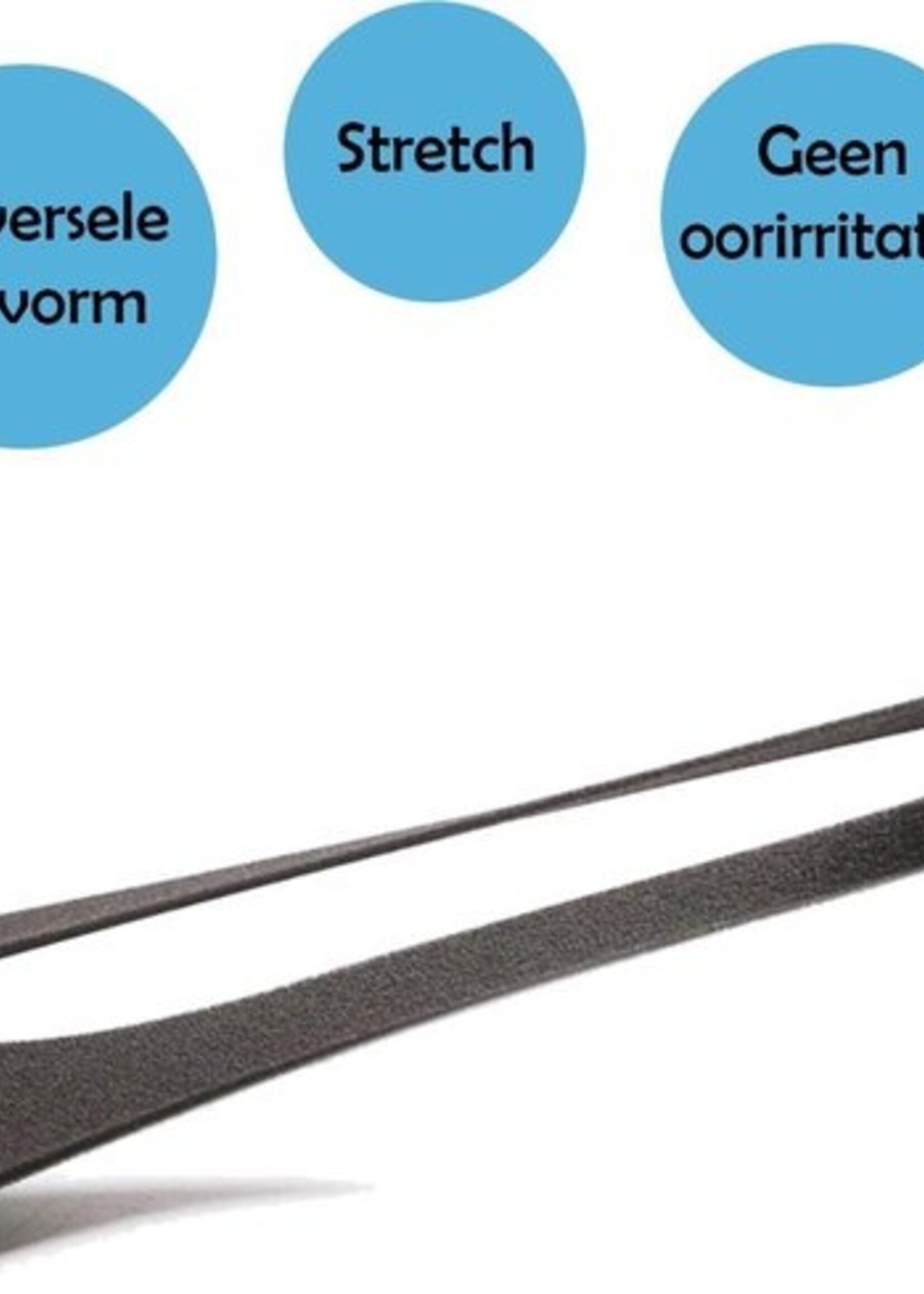 LUQ Mondkapje Wasbaar Zwart - Mondmasker Wasbaar Zwart - Mondkapje Herbruikbaar - Mondkapje Zwart Wasbaar - 4 Stuks