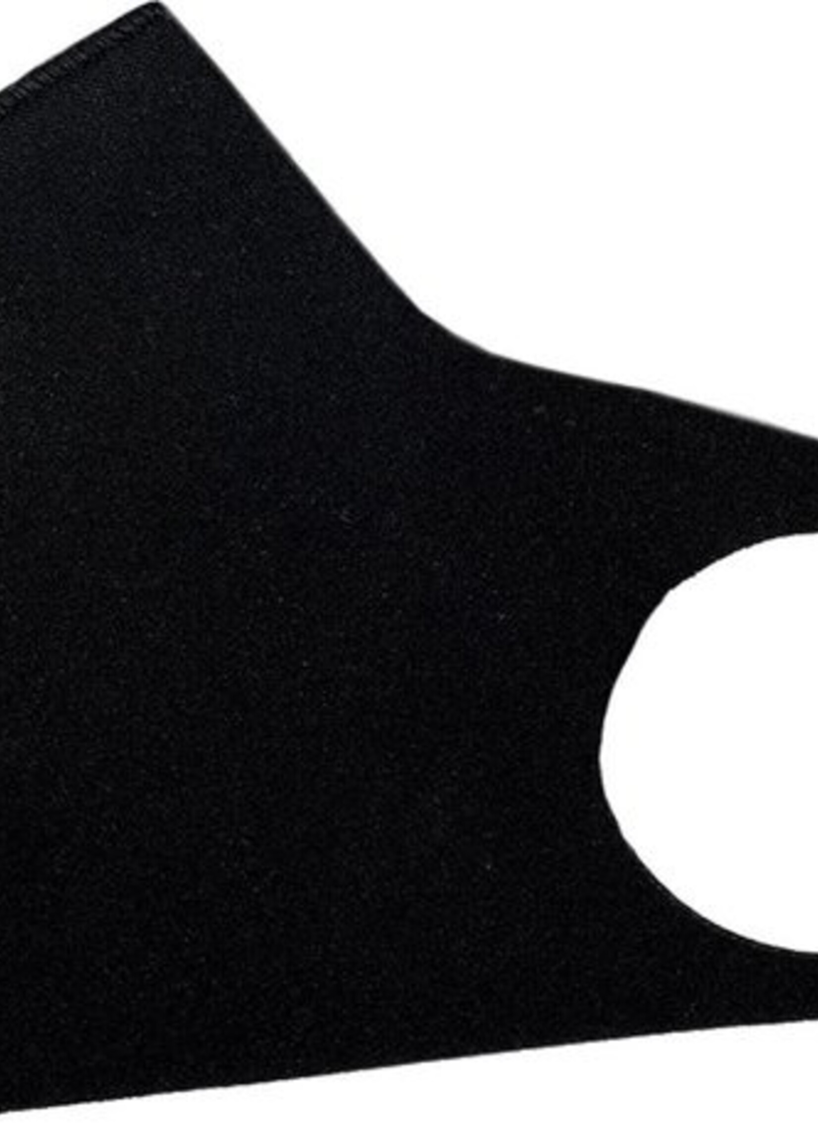 LUQ Mondkapje Wasbaar Zwart - Mondmasker Wasbaar Zwart - Mondkapje Herbruikbaar - Mondkapje Zwart Wasbaar - 5 Stuks