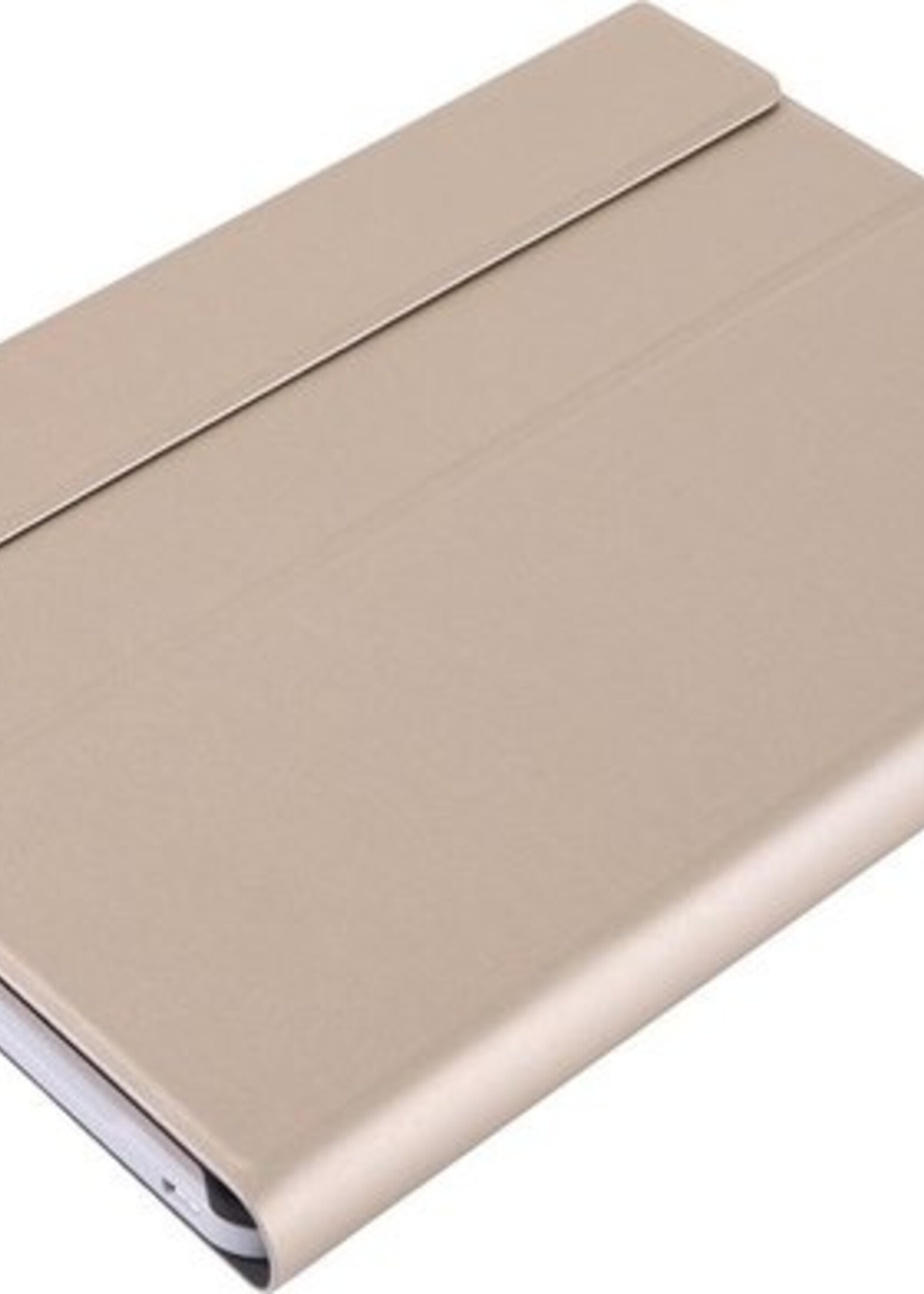 LUQ Hoes Geschikt voor Samsung Galaxy Tab A7 Hoes Keyboard Cover Toetsenbord Hoesje - Hoesje Geschikt voor Samsung Tab A7 Toetsenbord Hoes - Goud