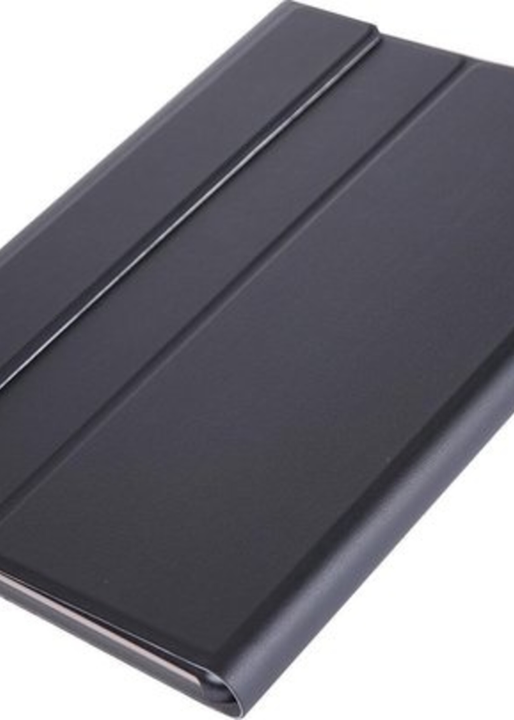 LUQ Hoes Geschikt voor Samsung Galaxy Tab A7 Hoes Keyboard Cover Toetsenbord Hoesje Met Screenprotector - Hoesje Geschikt voor Samsung Tab A7 Toetsenbord Hoes - Zwart