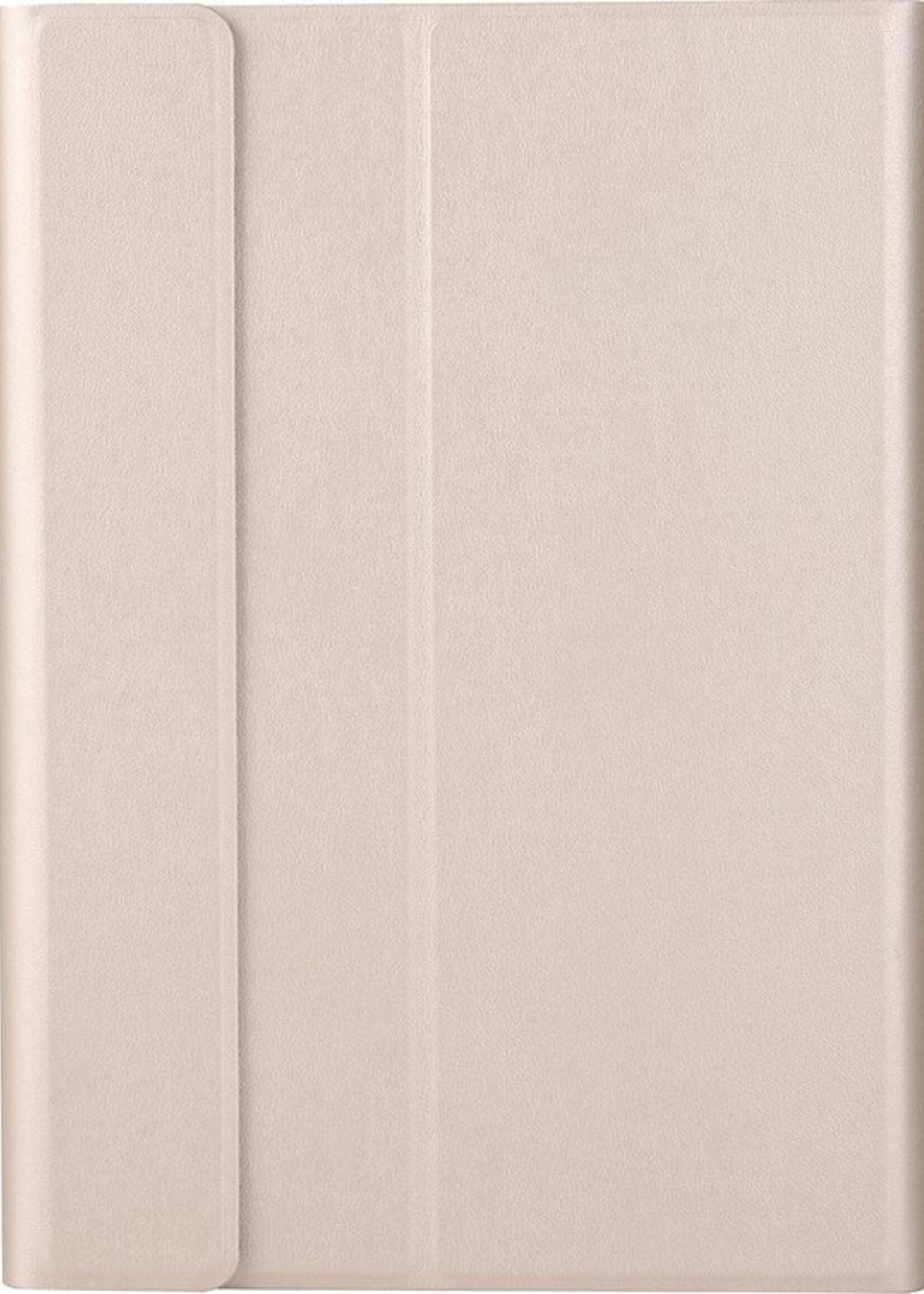 LUQ Hoes Geschikt voor Samsung Galaxy Tab A7 Hoes Keyboard Cover Toetsenbord Hoesje Met Screenprotector - Hoesje Geschikt voor Samsung Tab A7 Toetsenbord Hoes - Goud