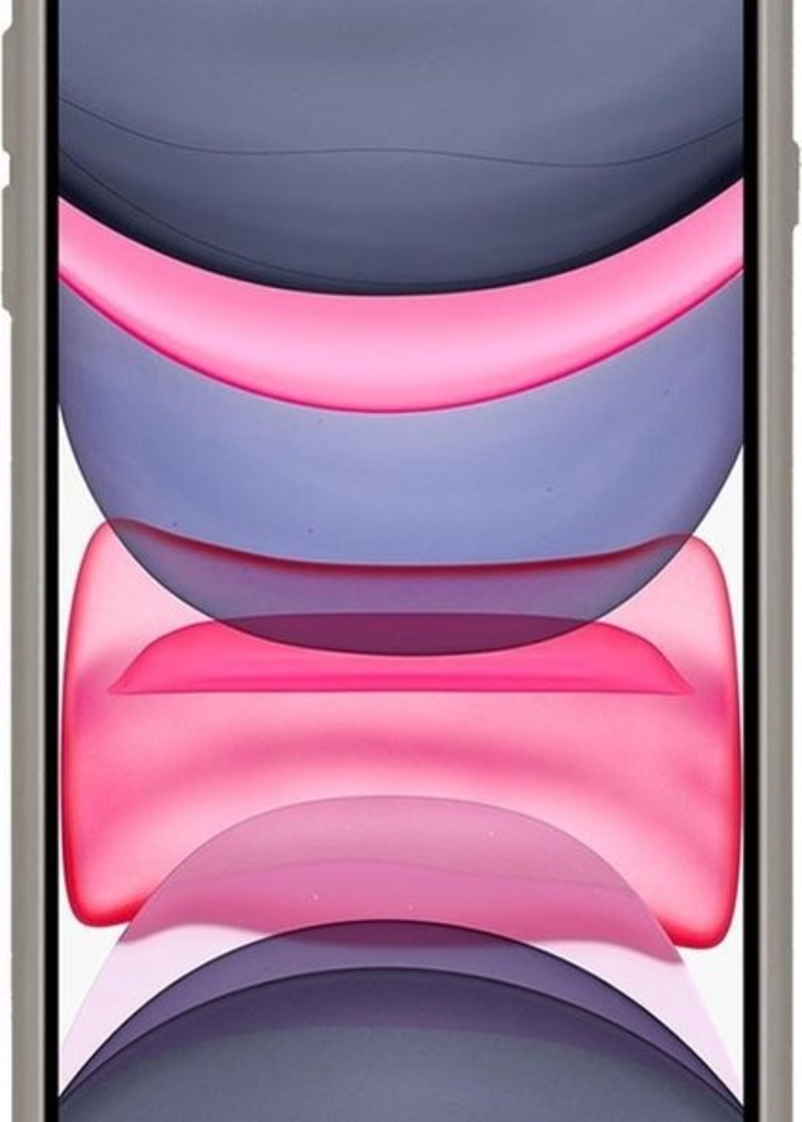 LUQ Hoesje Geschikt voor iPhone 11 Pro Hoesje Siliconen Case - Hoes Geschikt voor iPhone 11 Pro Hoes Siliconen - Grijs