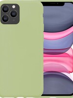 LUQ LUQ iPhone 11 Pro Max Siliconen Hoesje - Groen