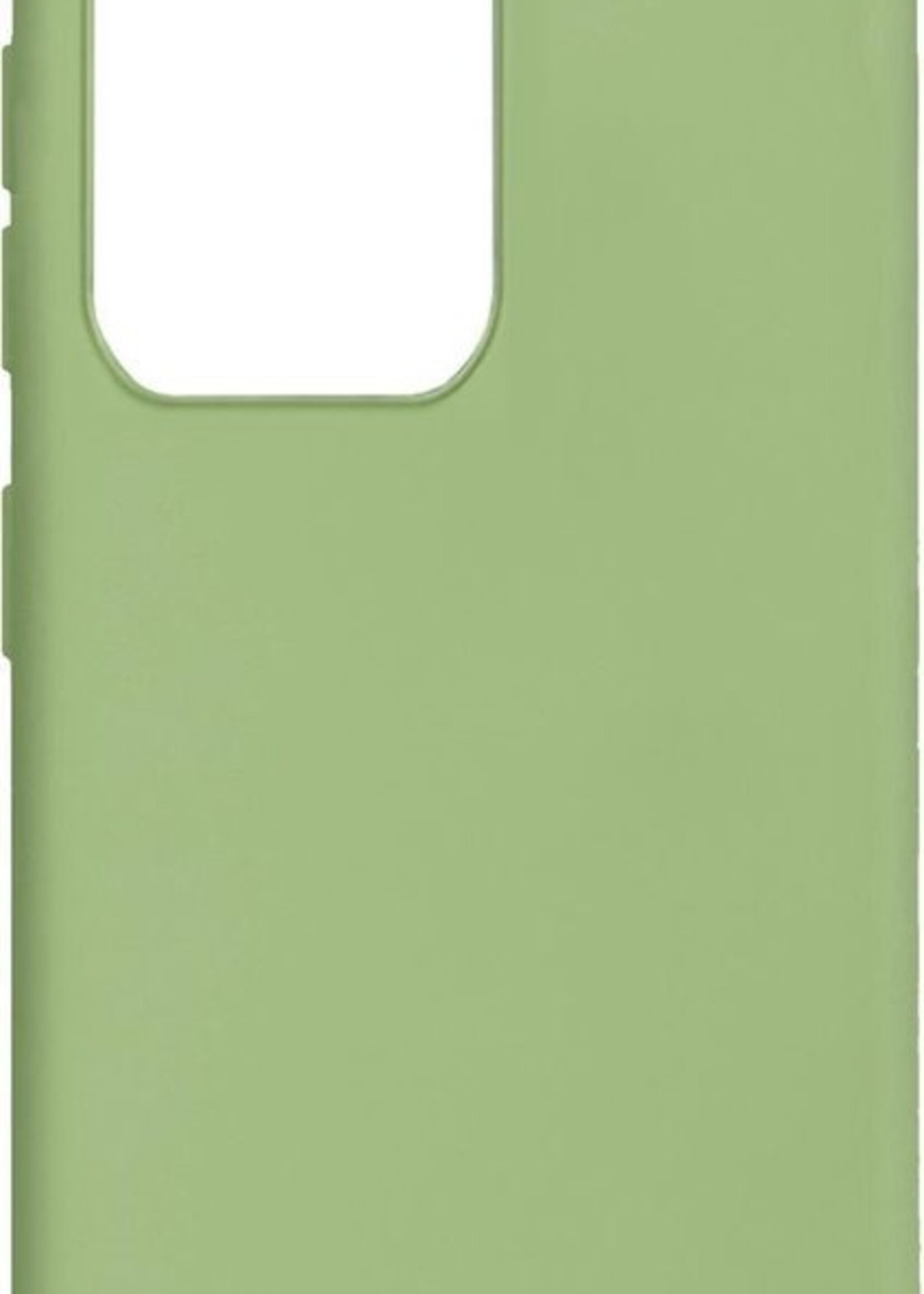 LUQ Hoesje Geschikt voor Samsung S20 Ultra Hoesje Siliconen Case - Hoes Geschikt voor Samsung Galaxy S20 Ultra Hoes Siliconen - Groen