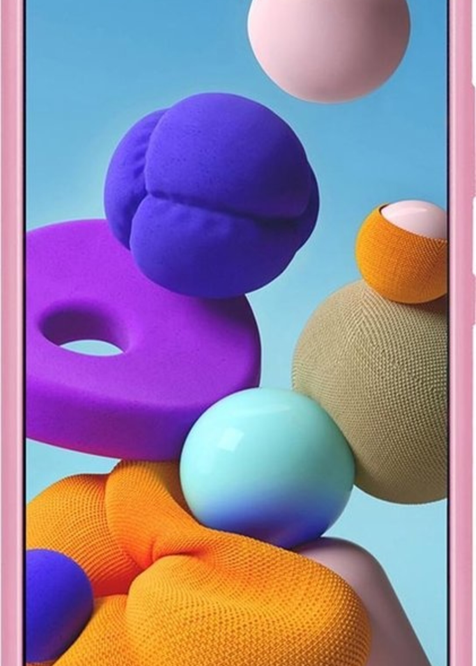 LUQ Hoesje Geschikt voor Samsung A51 Hoesje Siliconen Case - Hoes Geschikt voor Samsung Galaxy A51 Hoes Siliconen - Roze - 2 Stuks
