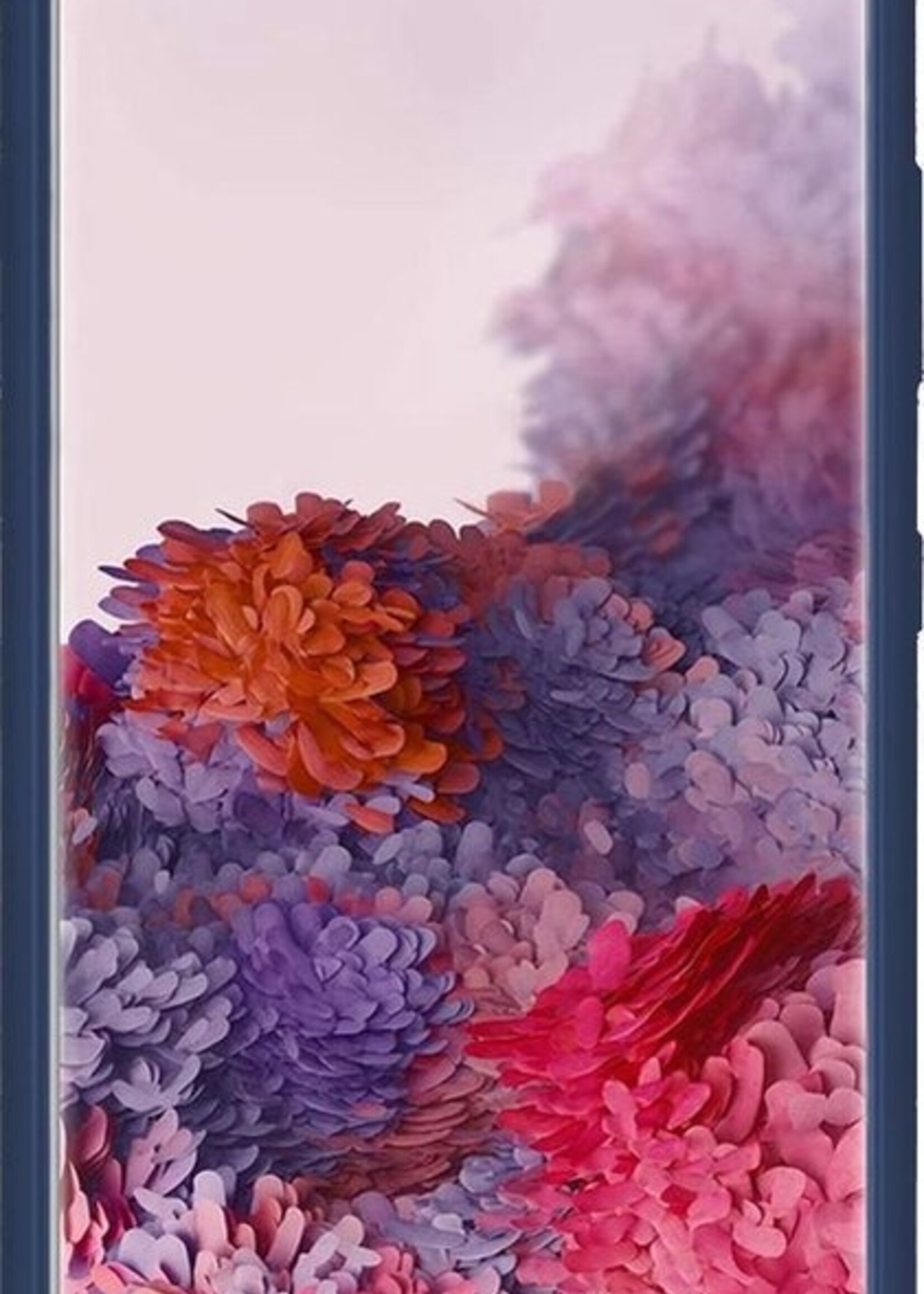 LUQ Hoesje Geschikt voor Samsung S20 Hoesje Siliconen Case - Hoes Geschikt voor Samsung Galaxy S20 Hoes Siliconen - Donkerblauw - 2 Stuks