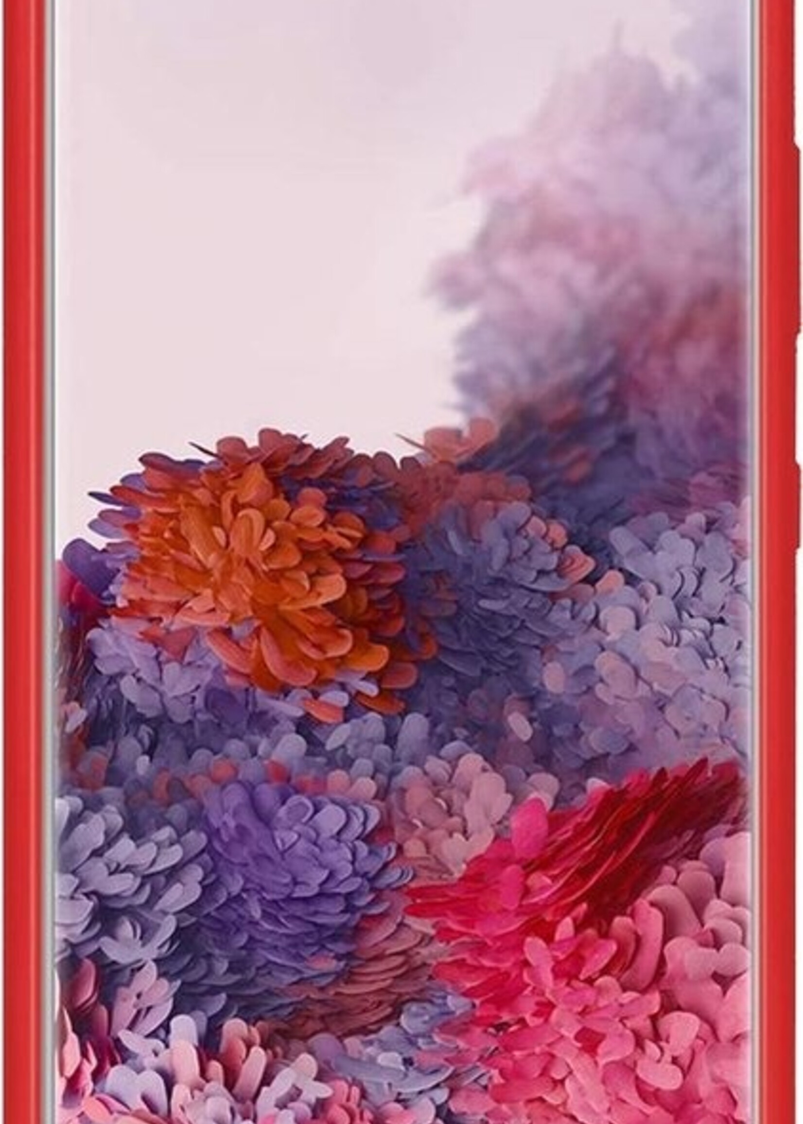 LUQ Hoesje Geschikt voor Samsung S20 Ultra Hoesje Siliconen Case - Hoes Geschikt voor Samsung Galaxy S20 Ultra Hoes Siliconen - Rood - 2 Stuks