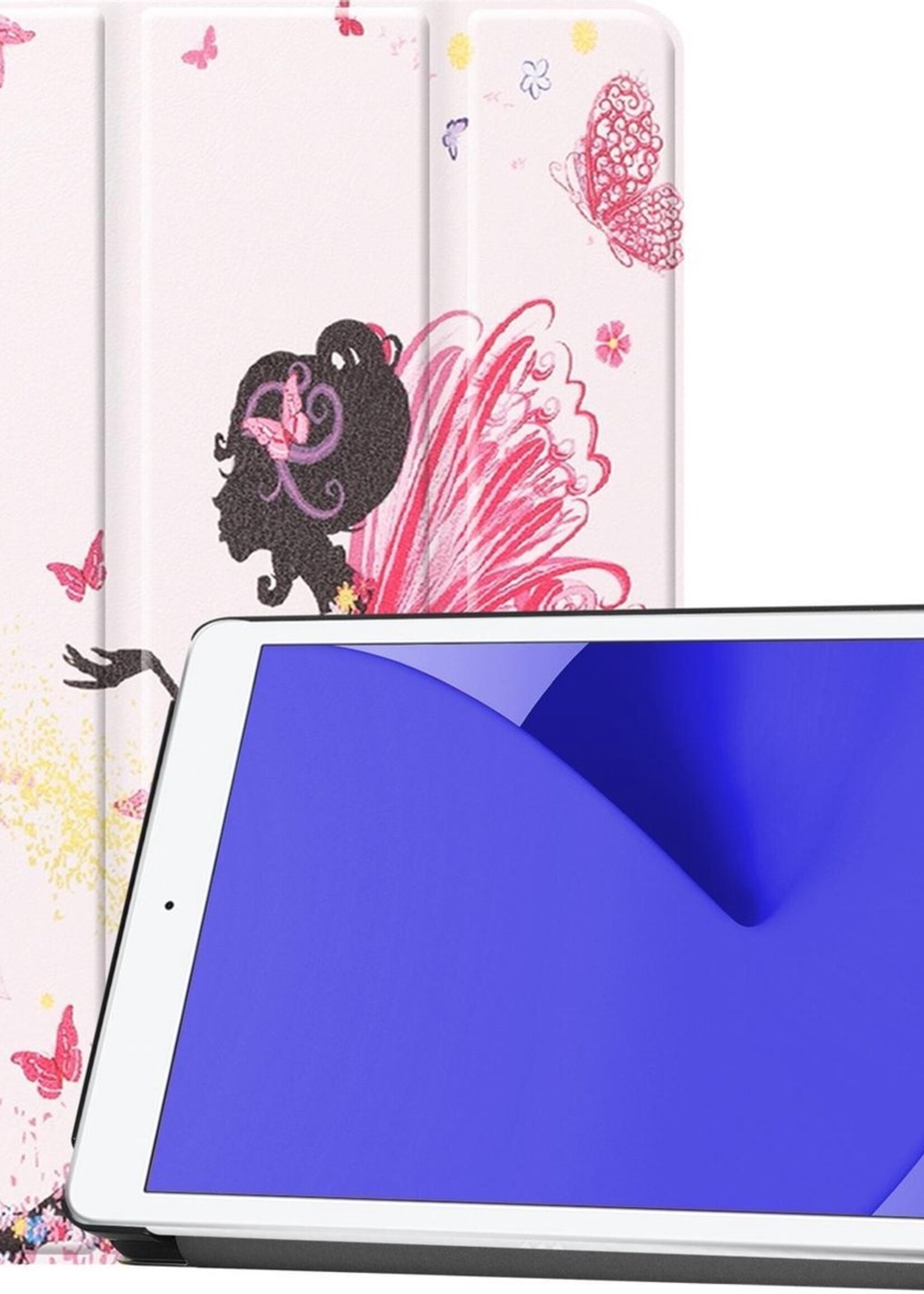 LUQ Hoes Geschikt voor iPad 10.2 2019/2020 Hoes Luxe Hoesje Book Case - Hoesje Geschikt voor iPad 7/8 Hoes Cover - Elfje