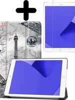 LUQ LUQ iPad 10.2 2020 hoesje met screenprotector