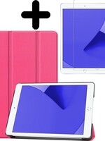 LUQ LUQ iPad 10.2 2020 hoesje met screenprotector