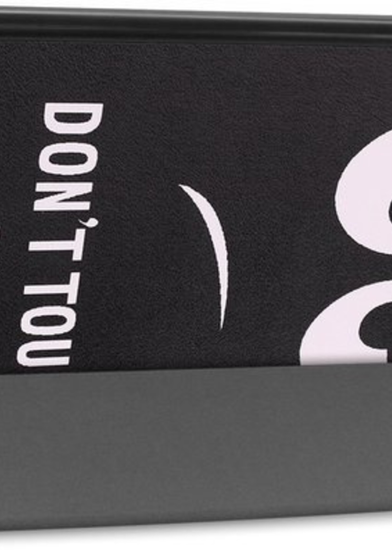 LUQ Hoes Geschikt voor iPad 10.2 2020 Hoes Luxe Hoesje Book Case Met Screenprotector - Hoesje Geschikt voor iPad 8 Hoes Cover - Don't Touch Me