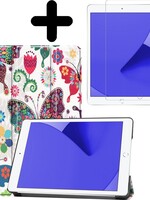 LUQ LUQ iPad 10.2 2020 hoesje met screenprotector