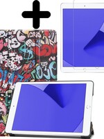 LUQ LUQ iPad 10.2 2019/2020 hoesje met screenprotector
