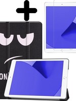 LUQ LUQ iPad 10.2 2019/2020 hoesje met screenprotector