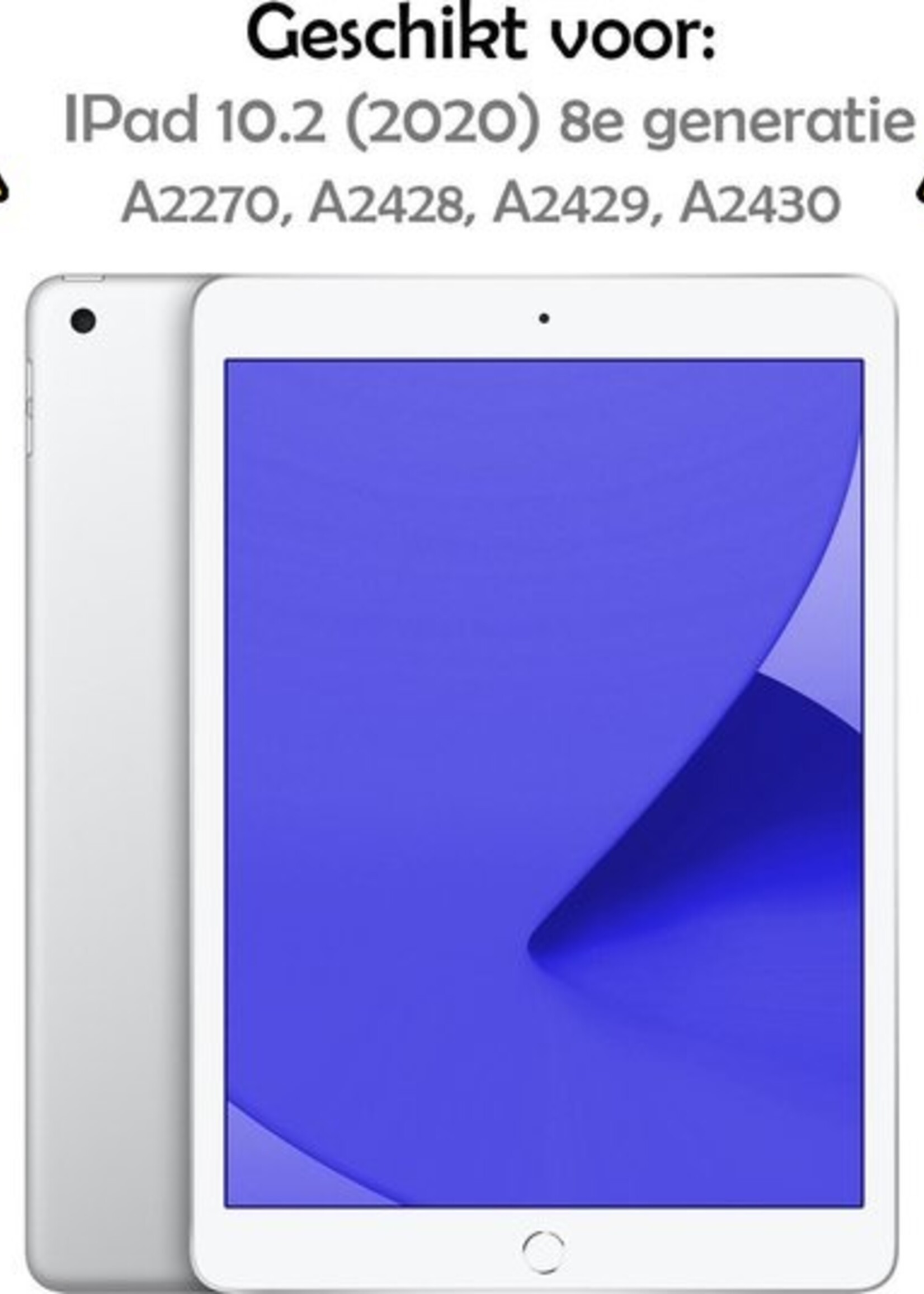 LUQ Screenprotector Geschikt voor iPad 10.2 2020 Screenprotector Bescherm Glas Tempered Glass Screen Protector - Screen Protector Geschikt voor iPad 10.2 2020 Screenprotector - 2 Stuks