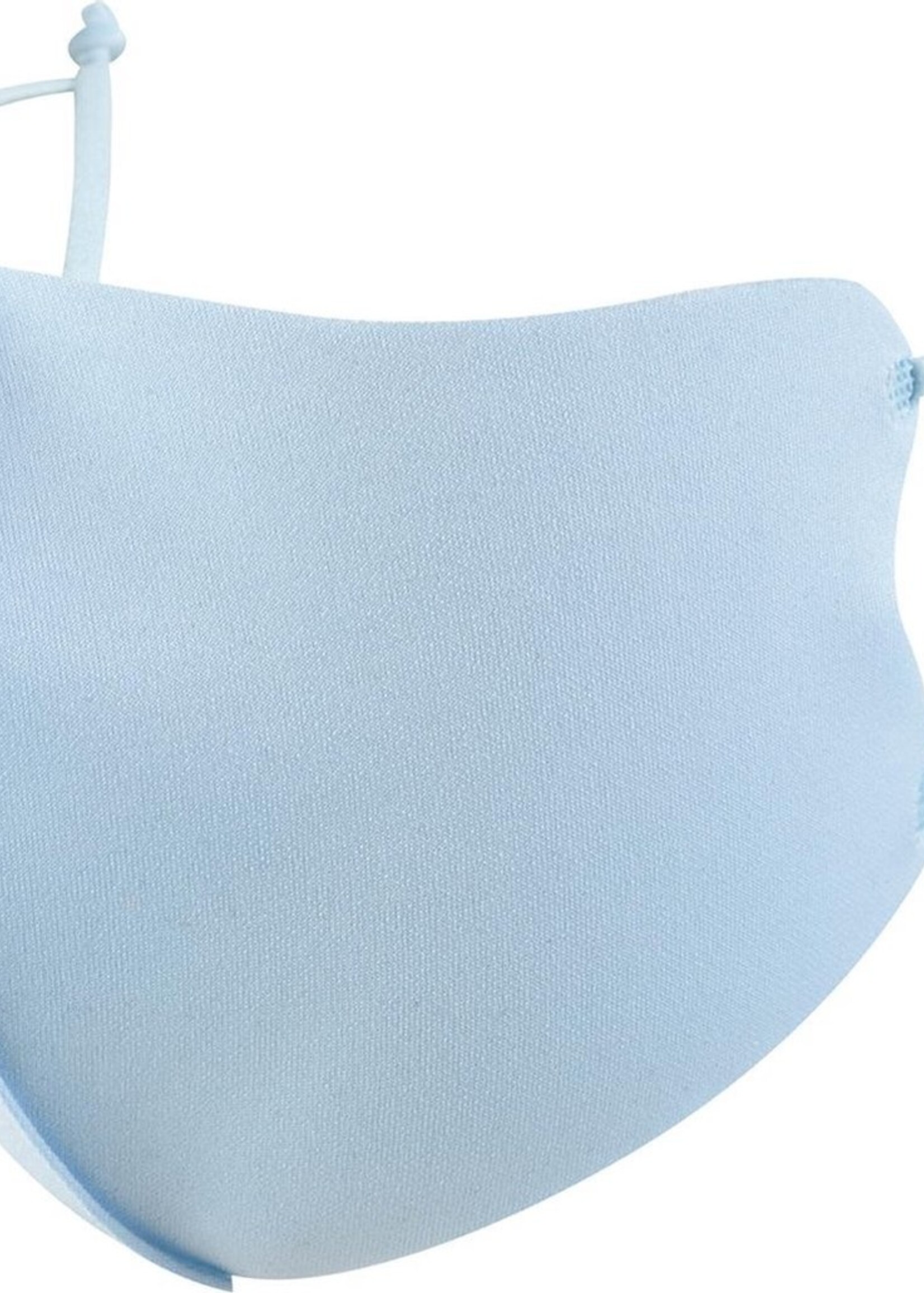 LUQ Mondkapje Wasbaar Verstelbaar - Mondmasker Wasbaar - Mondkapje Lichtblauw Wasbaar - Mondkapjes Wasbaar Verstelbaar Lichtblauw