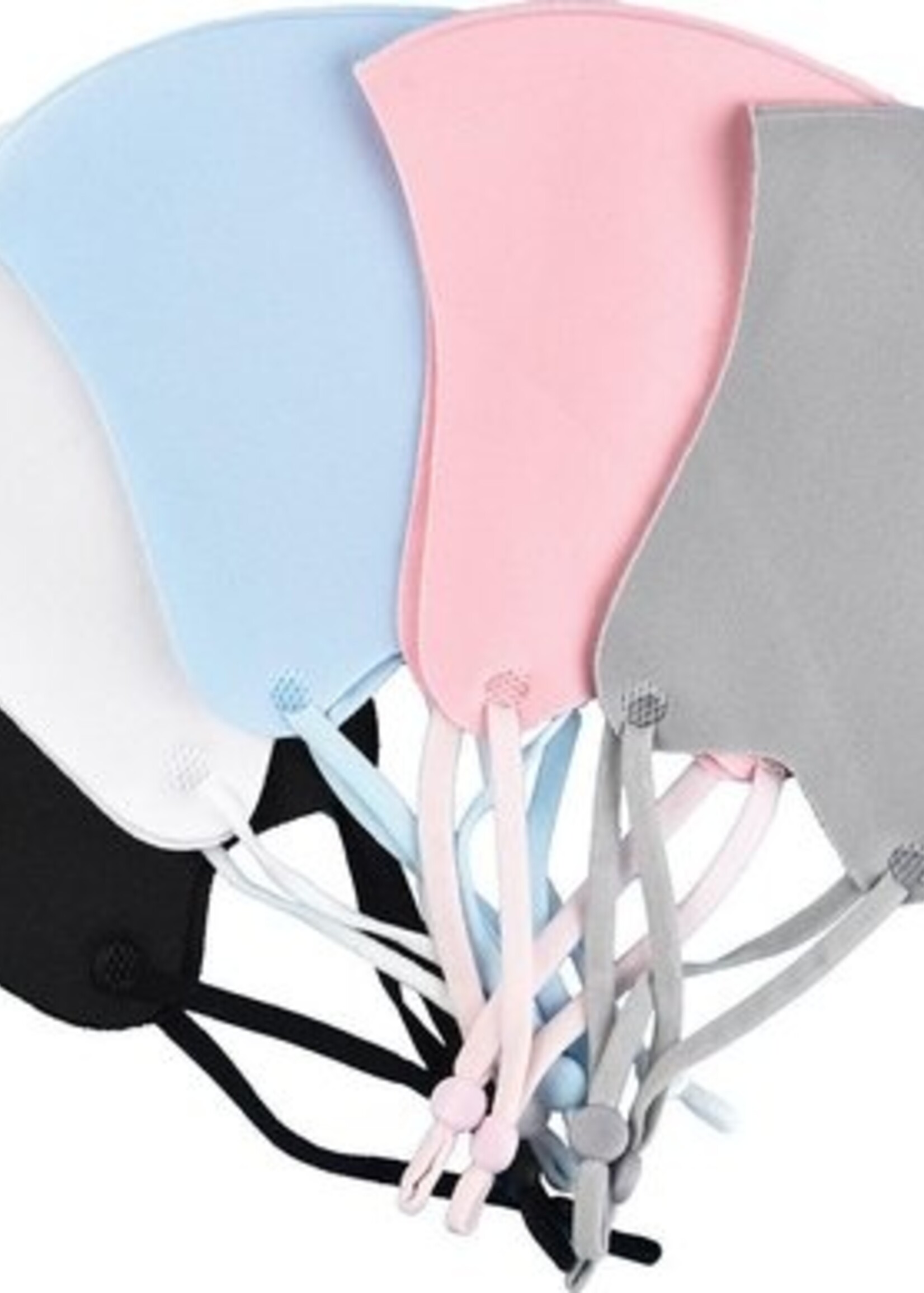 LUQ Mondkapje Wasbaar Roze Mondkapjes Verstelbaar Mondmasker - 3 stuks