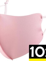 LUQ LUQ Verstelbaar Wasbaar mondmasker - Lichtroze - 10 PACK