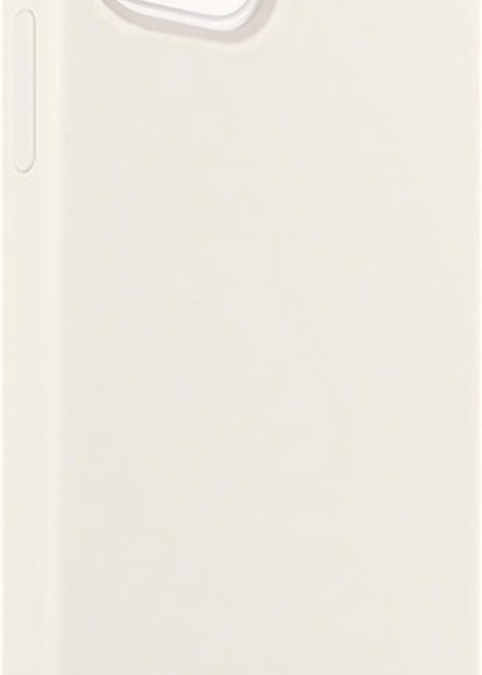 LUQ Hoesje Geschikt voor iPhone 12 Hoesje Siliconen Case - Hoes Geschikt voor iPhone 12 Hoes Siliconen - Wit