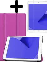 LUQ LUQ iPad 10.2 2019 hoesje met screenprotector