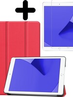 LUQ LUQ iPad 10.2 2019 hoesje met screenprotector