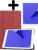 LUQ LUQ iPad 10.2 2019 hoesje met screenprotector