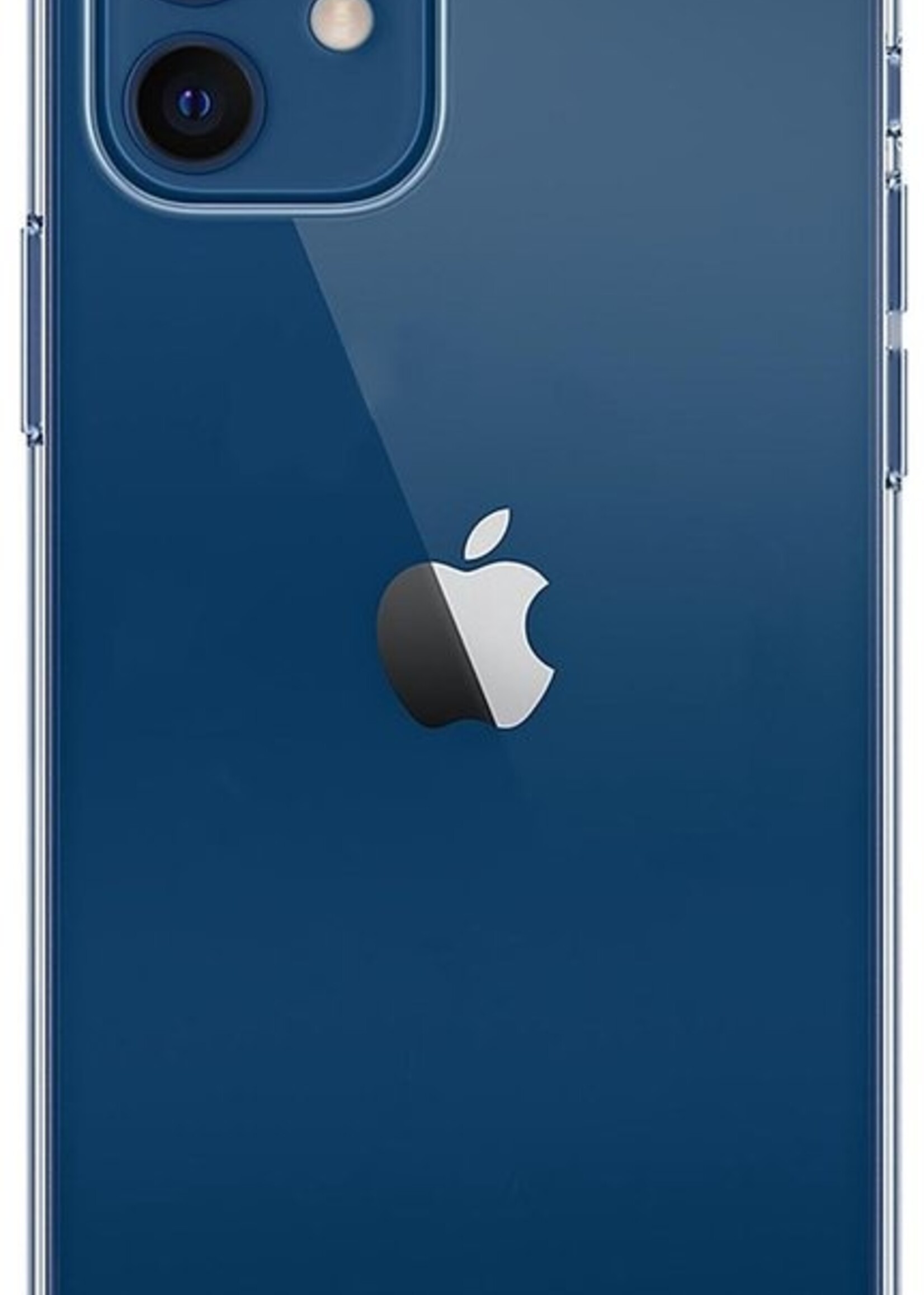 LUQ Hoesje Geschikt voor iPhone 12 Mini Hoesje Shockproof Case Siliconen - Hoes Geschikt voor iPhone 12 Mini Hoes Cover Siliconen - Transparant - 2 Stuks