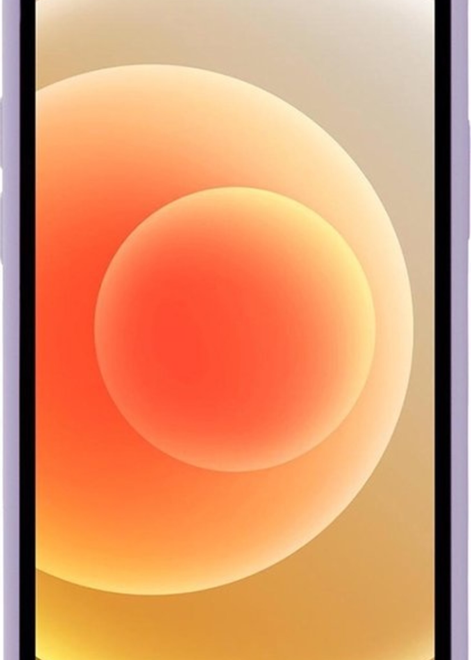 LUQ Hoesje Geschikt voor iPhone 12 Pro Max Hoesje Siliconen Case - Hoes Geschikt voor iPhone 12 Pro Max Hoes Siliconen - Lila