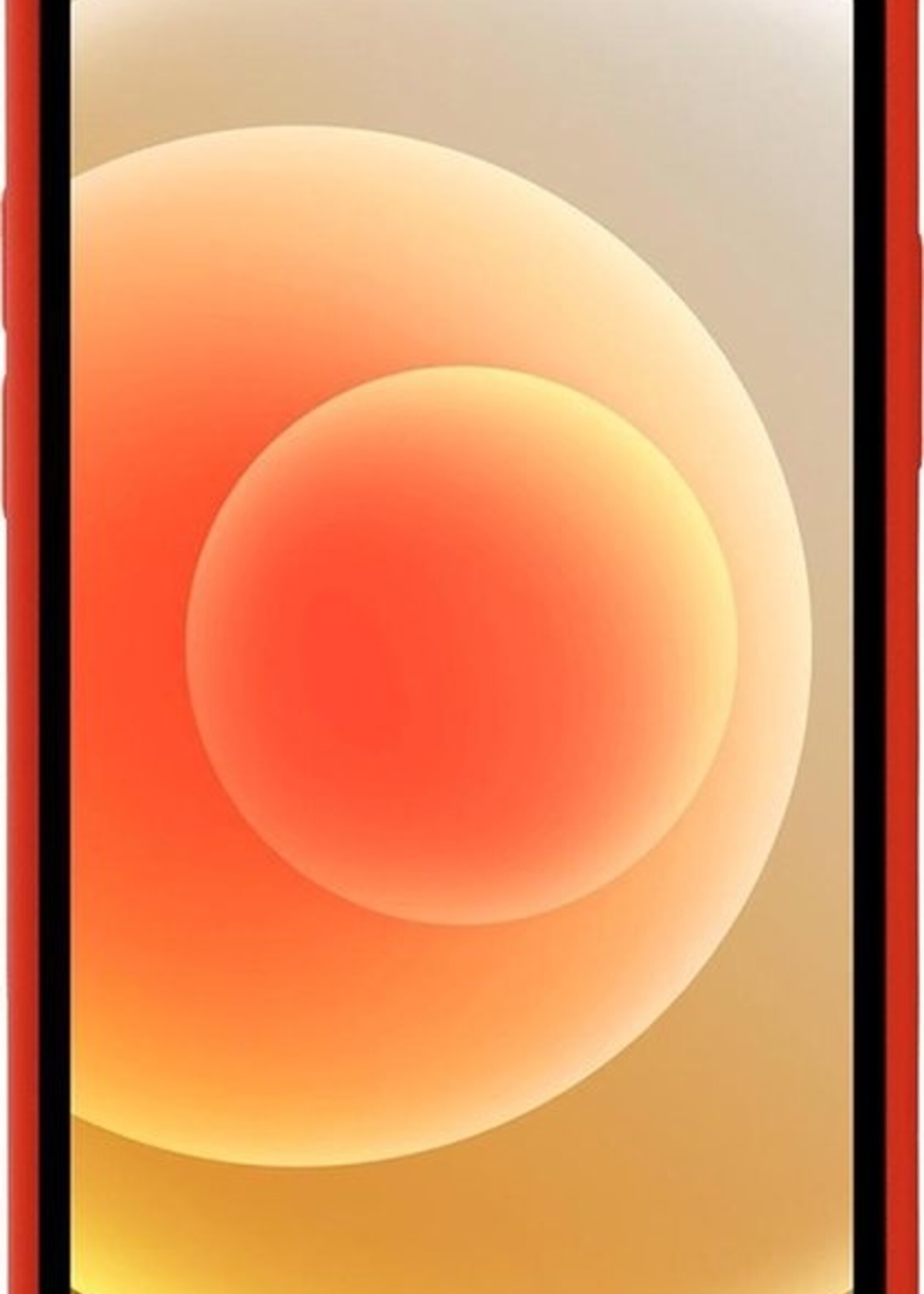 LUQ Hoesje Geschikt voor iPhone 12 Mini Hoesje Siliconen Case - Hoes Geschikt voor iPhone 12 Mini Hoes Siliconen - Rood - 2 Stuks