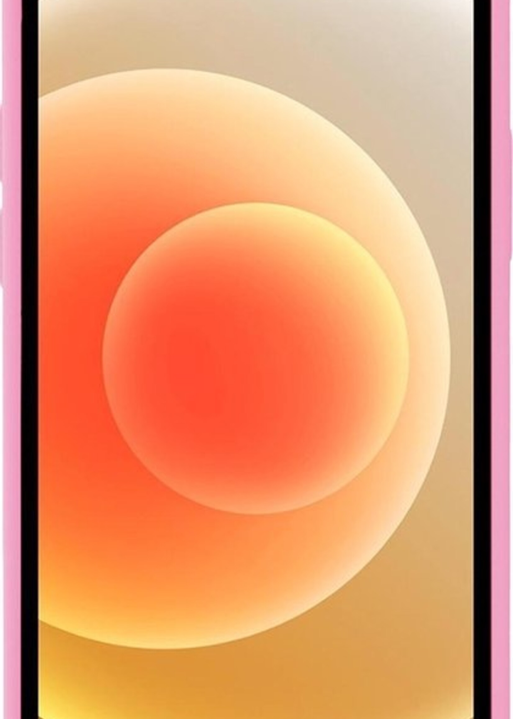 LUQ Hoesje Geschikt voor iPhone 12 Mini Hoesje Siliconen Case - Hoes Geschikt voor iPhone 12 Mini Hoes Siliconen - Roze - 2 Stuks