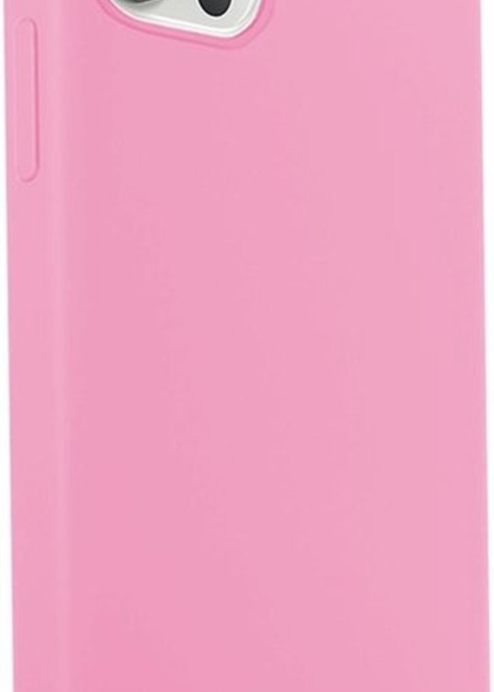LUQ Hoesje Geschikt voor iPhone 12 Pro Max Hoesje Siliconen Case - Hoes Geschikt voor iPhone 12 Pro Max Hoes Siliconen - Roze - 2 Stuks