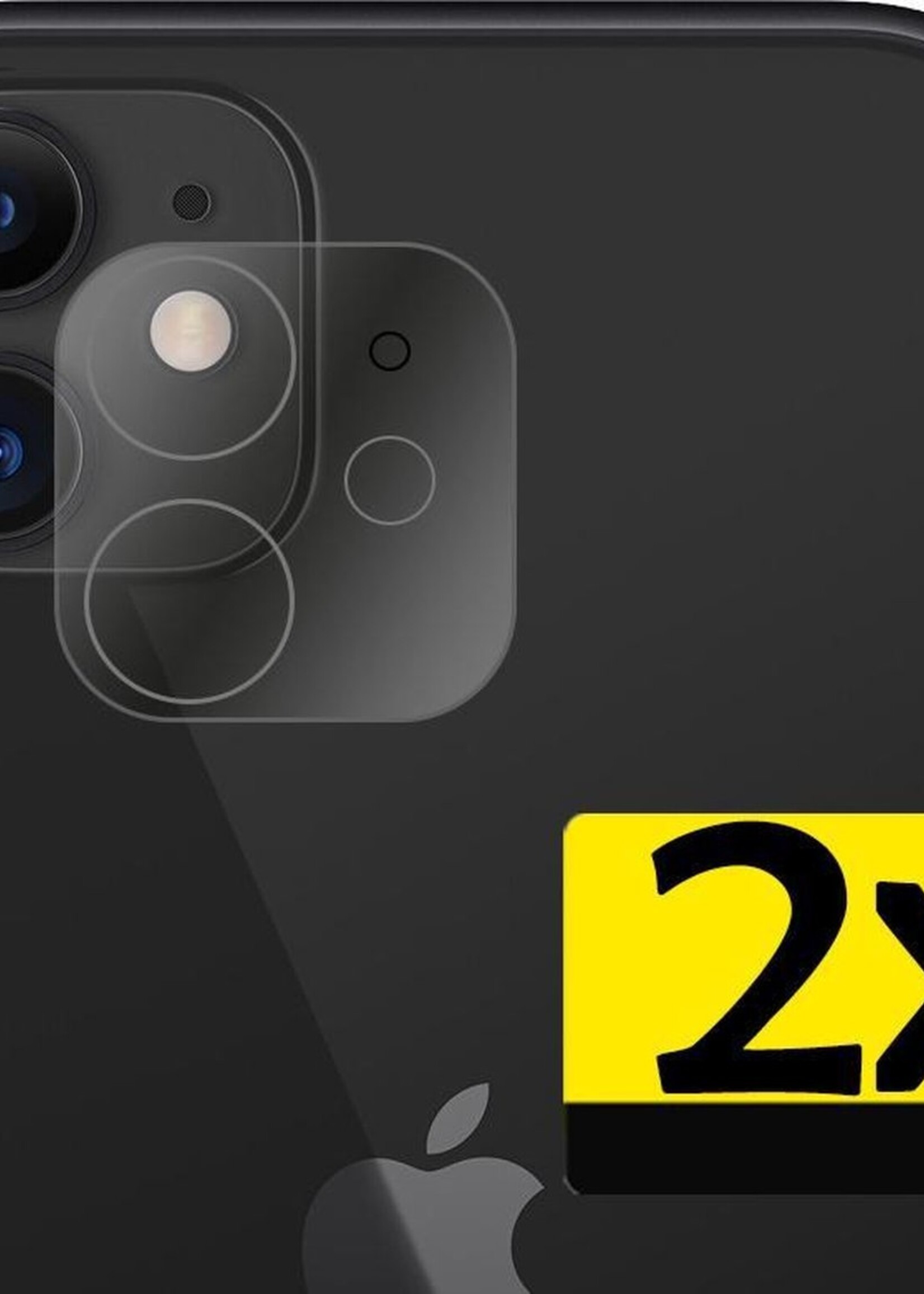 LUQ Screenprotector Geschikt voor iPhone 11 Camera Screenprotector Tempered Glass - Screenprotector Geschikt voor iPhone 11 Screenprotector Camera Screenprotector - 2 Stuks