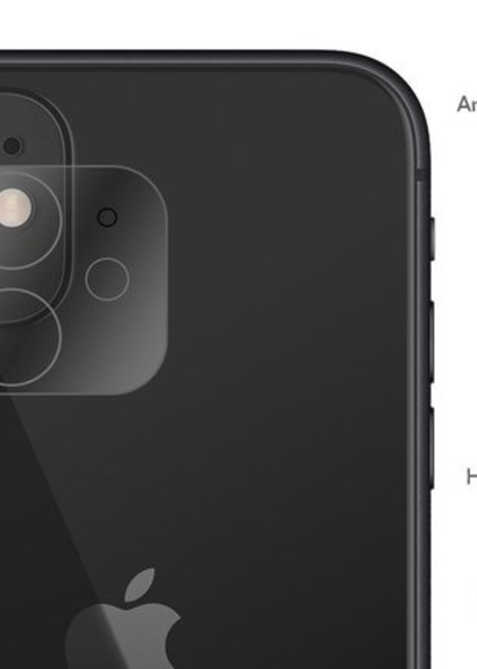 LUQ Screenprotector Geschikt voor iPhone 11 Camera Screenprotector Tempered Glass - Screenprotector Geschikt voor iPhone 11 Screenprotector Camera Screenprotector - 3 Stuks