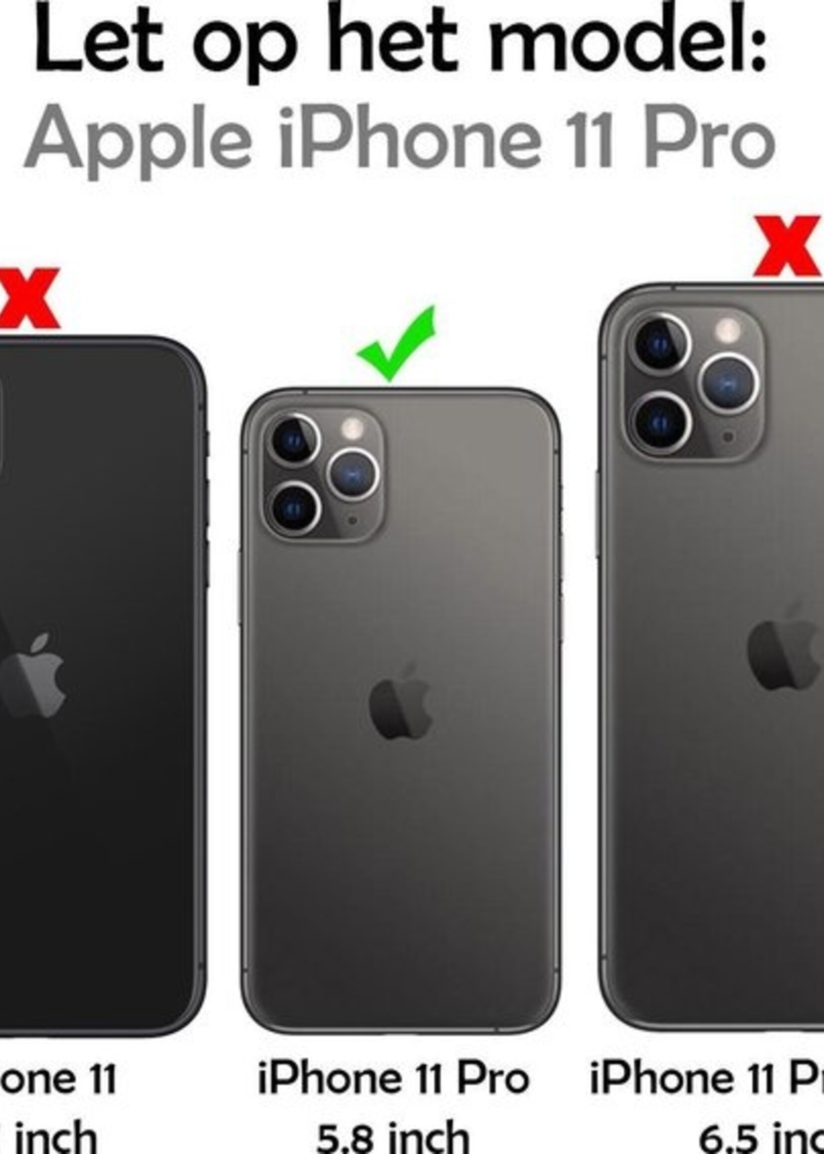 LUQ Screenprotector Geschikt voor iPhone 11 Pro Camera Screenprotector Tempered Glass - Screenprotector Geschikt voor iPhone 11 Pro Screenprotector Camera Screenprotector - 2 Stuks