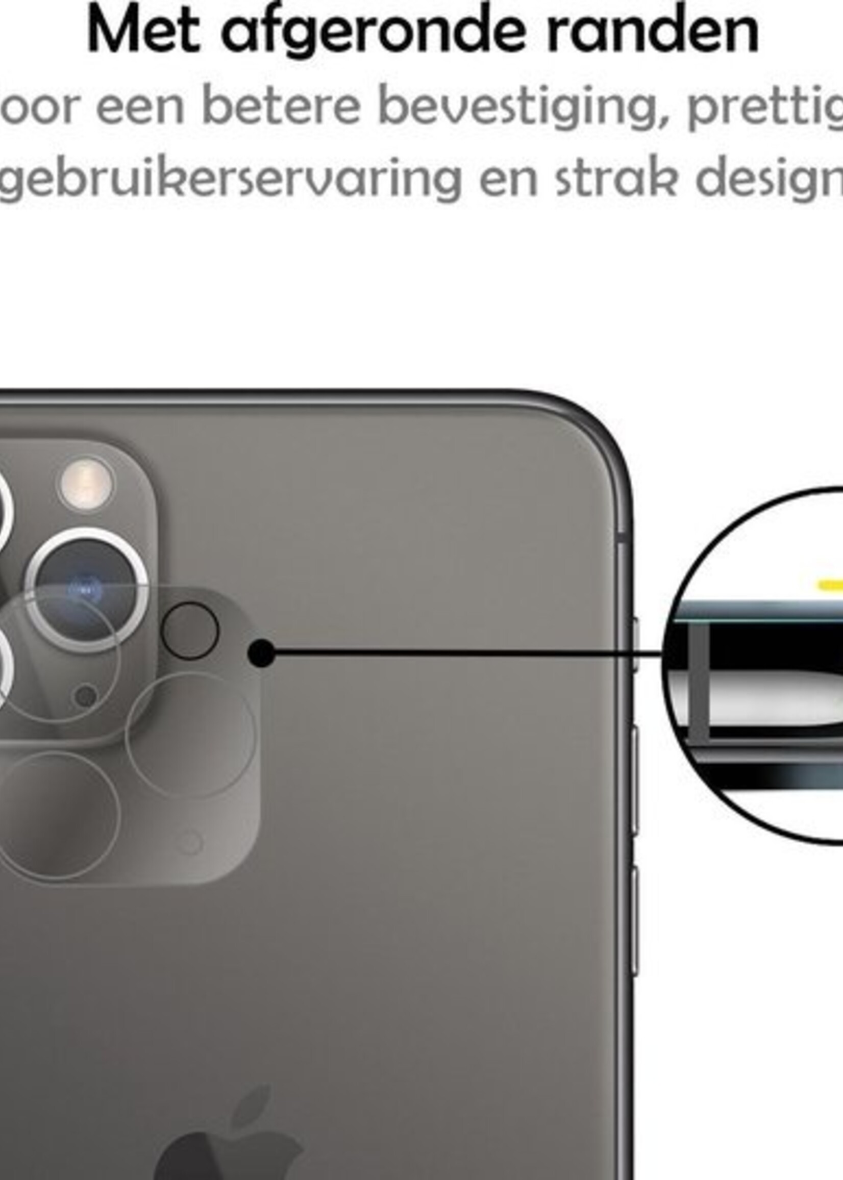 LUQ Screenprotector Geschikt voor iPhone 11 Pro Camera Screenprotector Tempered Glass - Screenprotector Geschikt voor iPhone 11 Pro Screenprotector Camera Screenprotector - 2 Stuks