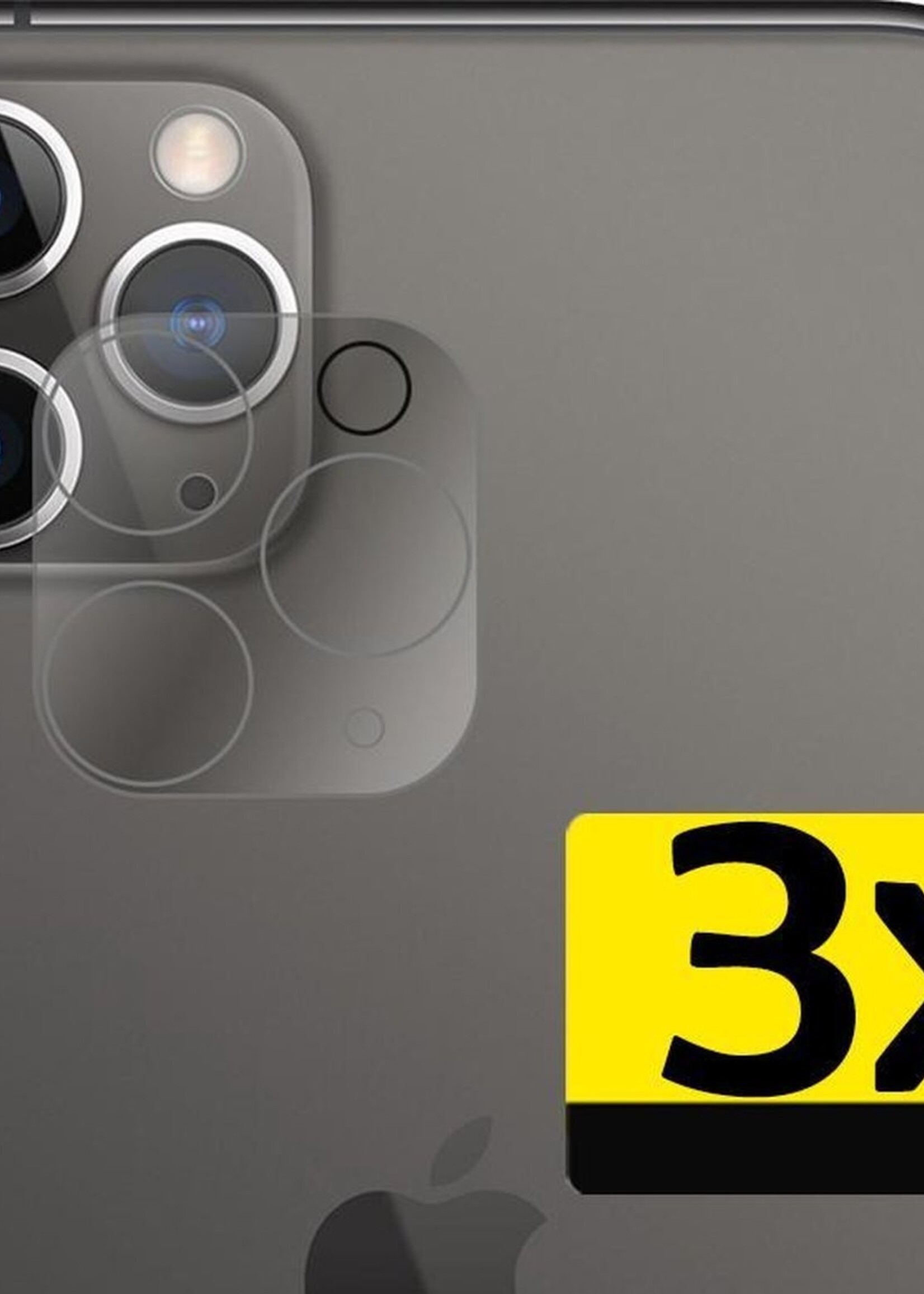 LUQ Screenprotector Geschikt voor iPhone 11 Pro Camera Screenprotector Tempered Glass - Screenprotector Geschikt voor iPhone 11 Pro Screenprotector Camera Screenprotector - 3 Stuks
