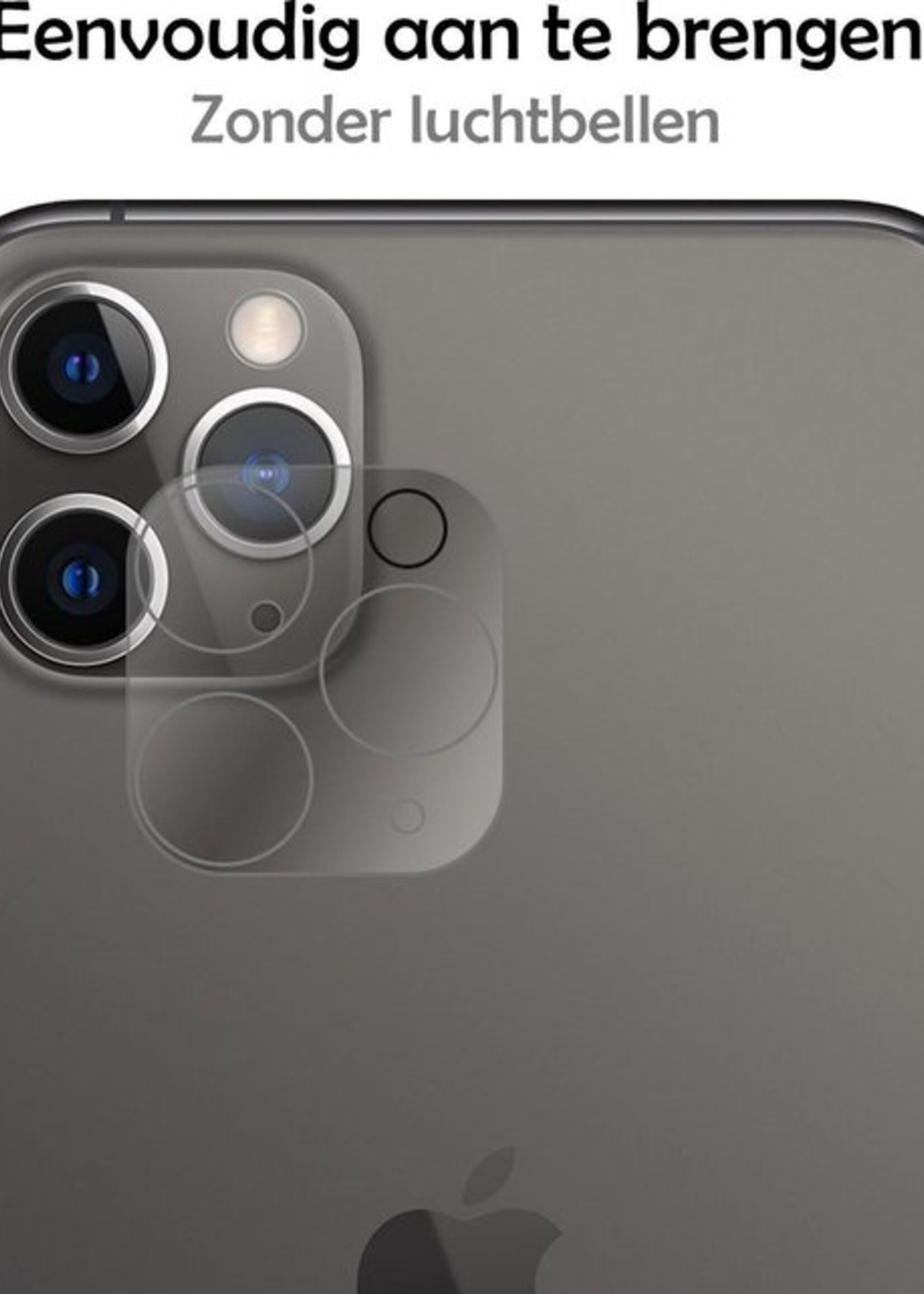 LUQ Screenprotector Geschikt voor iPhone 11 Pro Max Camera Screenprotector Tempered Glass - Screenprotector Geschikt voor iPhone 11 Pro Max Screenprotector Camera Screenprotector - 3 Stuks