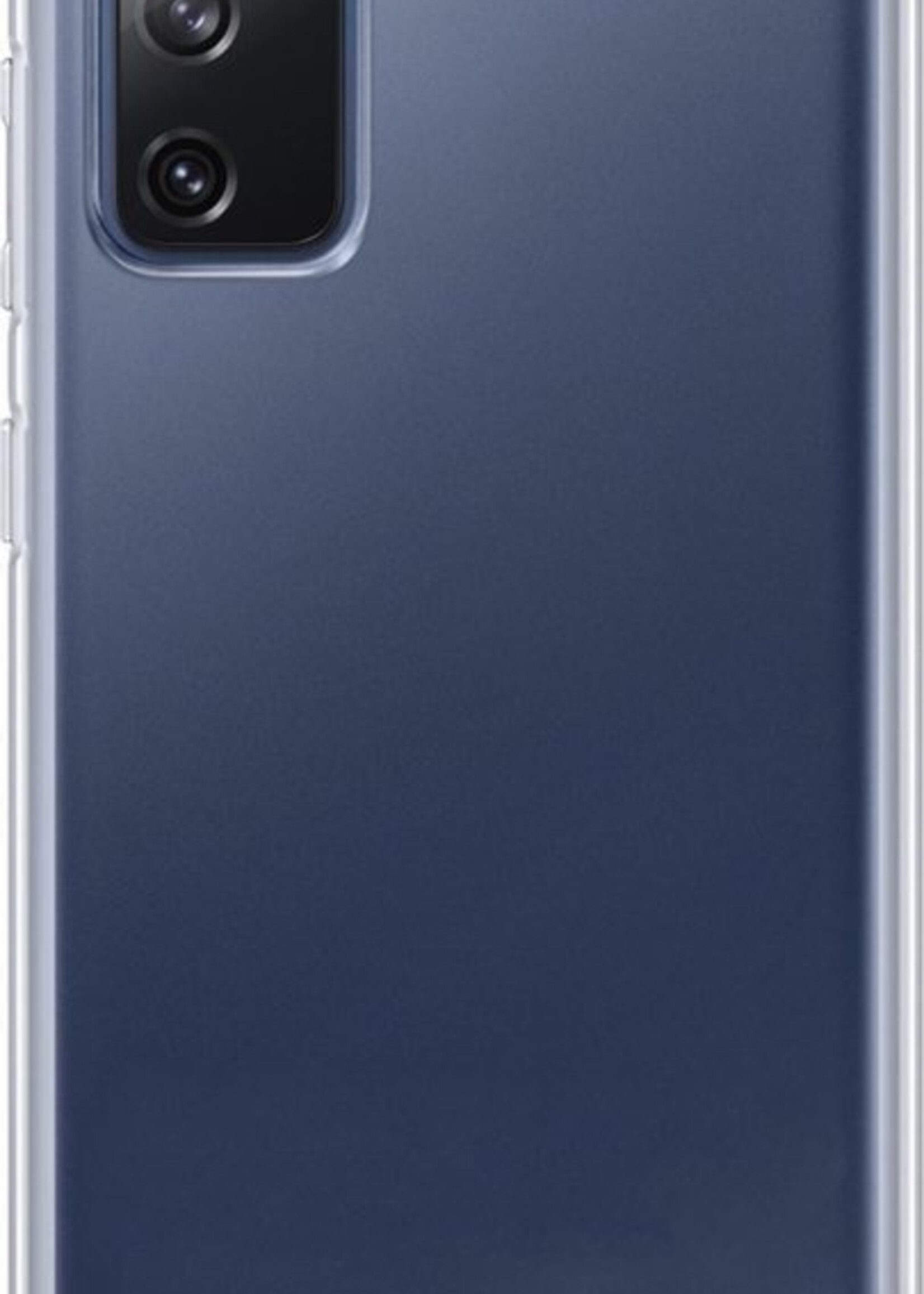 LUQ Hoesje Geschikt voor Samsung S20 FE Hoesje Siliconen Case - Hoes Geschikt voor Samsung Galaxy S20 FE Hoes Siliconen - Transparant