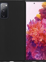 LUQ LUQ Samsung Galaxy S20 FE hoesje siliconen - Zwart