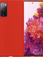 LUQ LUQ Samsung Galaxy S20 FE hoesje siliconen - Rood